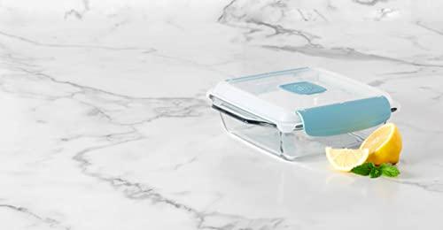 Anchor Hocking 8 Inch Square Cake Dish with TrueLock Locking Lid Bakeware - CookCave