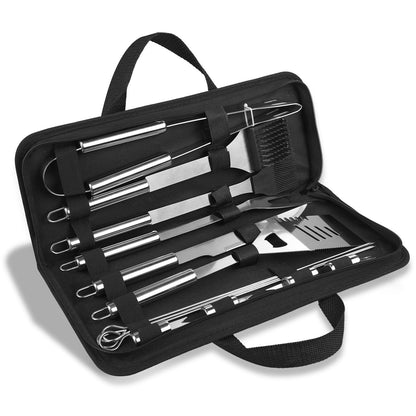 Anpro Grill Kit, Grill Set, Grilling Utensil Set, Grilling Accessories, BBQ Accessories, BBQ Kit, BBQ Grill Tools,Smoker, Camping, Kitchen, Stainless Steel, 21 Pcs,Grilling Gifts for Fathers Day - CookCave