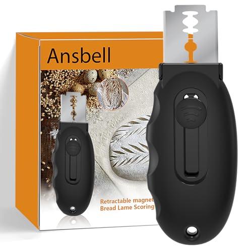 Ansbell Magnetic Bread Lame Dough Scoring Tool - Extractable Sourdough scoring tool for Homemade Sourdough Bread Make, Must Baking Tool for Bread Baking Making Tools Supplies Accessories - CookCave