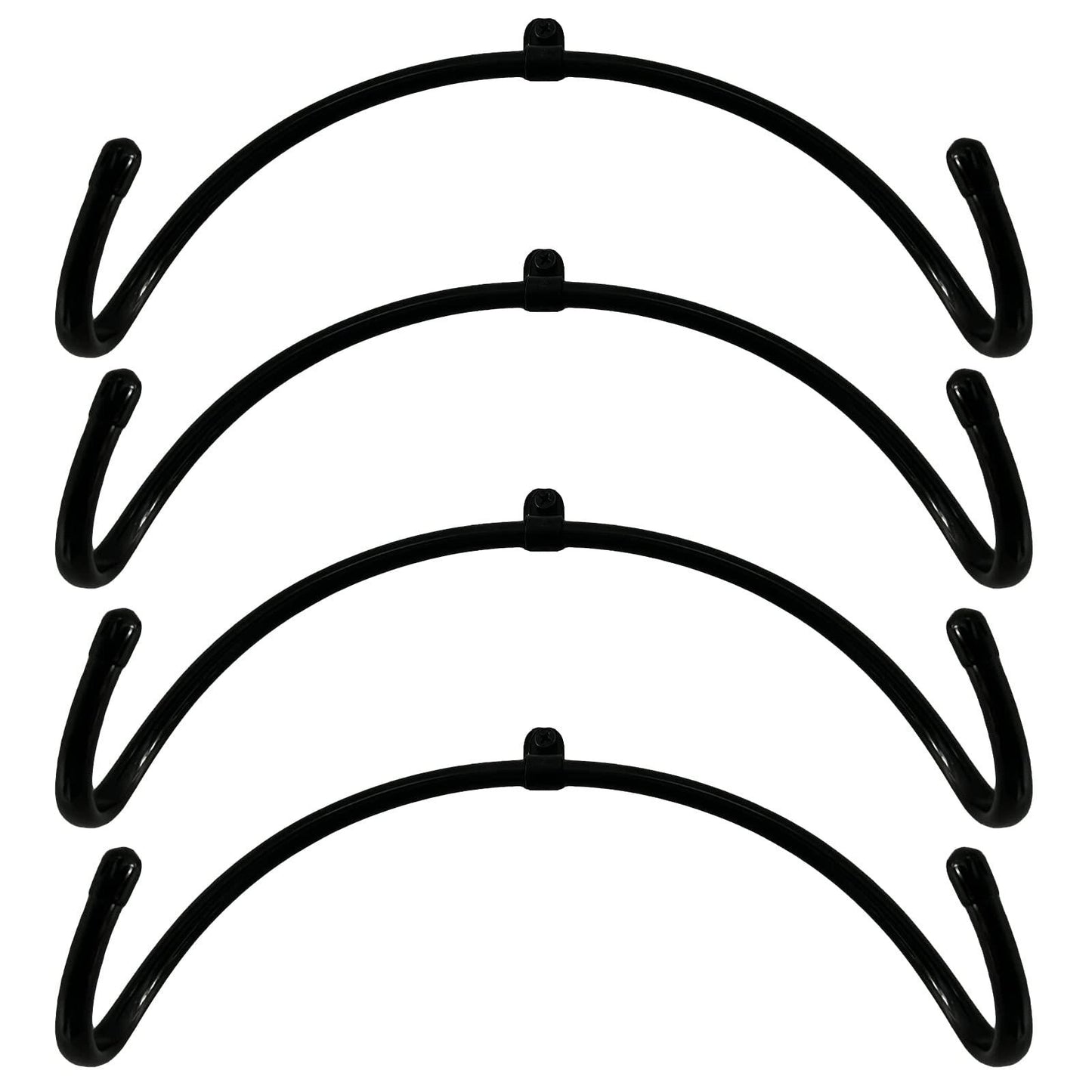 AUXPhome Rolling Pin Holder, 4-Pack, Adjustable Metal Display Rack, Rustic Black Finish, Holds 4 Rolling Pins - CookCave