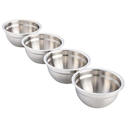 Babish Stainless Steel Mixing Bowl Set, 4-Piece Mini - CookCave