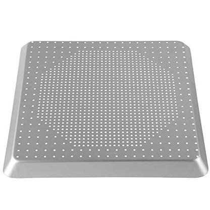 Beasea Square Pizza Pan for Oven, 11.8 Inch Pizza Pan with Holes Aluminum Alloy Pizza Oven Tray Pizza Crisper Pan Pizza Baking Tray Bakeware for Home Restaurant Kitchen - CookCave