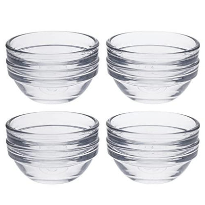 Beille Cooking Baking Supplies Mini Glass Pinch Bowl Ramekin Kitchen Essential, 8pc - CookCave