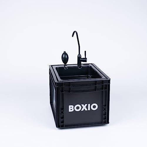 BOXIO Wash Portable Sink - Convenient Camping Sink Solution! Compact with Unique Design, Separate Canister, Lightweight Mobile Sink for Garden/Camping/Outdoor Events/Gatherings/Worksite/RV/Indoor - CookCave