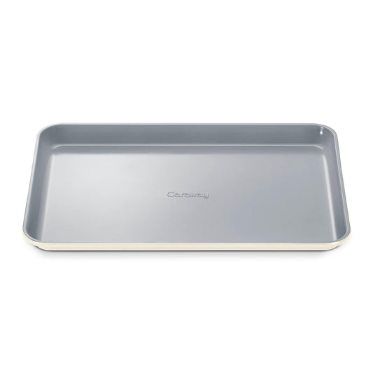 Caraway Non-Stick Ceramic Baking Sheet - Naturally Slick Ceramic Coating - Non-Toxic, PTFE & PFOA Free - Perfect for Baking, Roasting, and More - Medium - Cream - CookCave