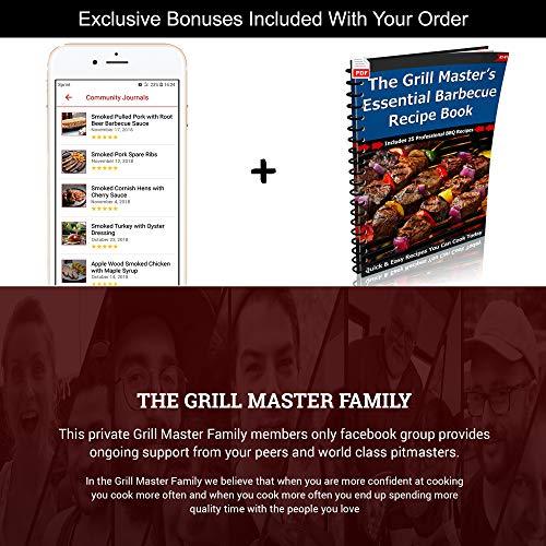 Cave Tools Food Flipper and Meat Hook for Grilling, Flipping, and Turning Vegetables and Meats BBQ Grill and Smoker Accessories, Right-Handed, Large (17 In) + Small (12 In) - CookCave