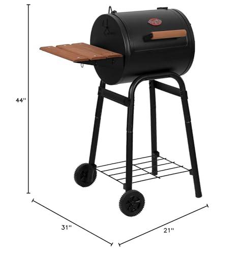 Char-Griller E1515 Patio Pro Charcoal Grill, Black - CookCave