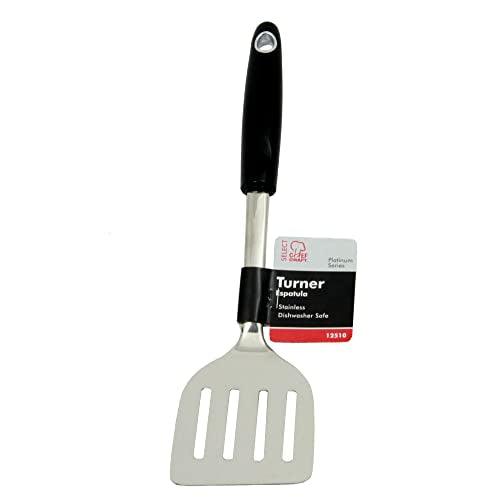 Chef Craft Heavy Duty Turner/Spatula, 13.5 inch, Stainless Steel - CookCave