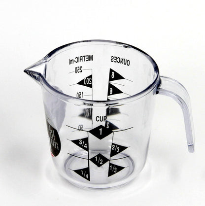 Chef Craft Select Plastic Measuring Cup, 1 Cup Capacity, Clear - CookCave