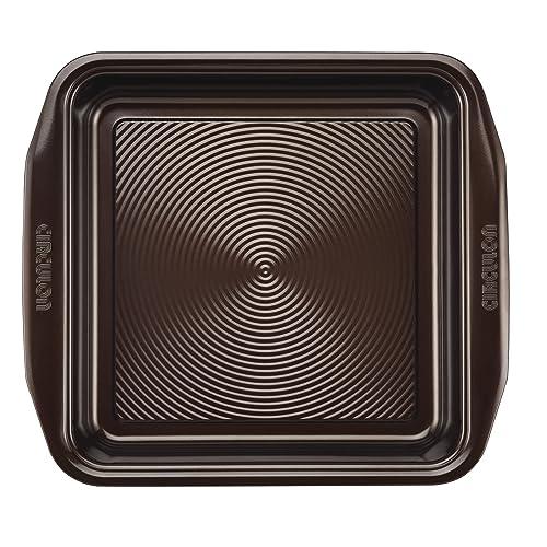 Circulon Nonstick Bakeware Set with Nonstick Bread Pan, Baking Pans, Baking Sheets, Cookie Sheets, Cake Pan and Muffin Pan / Cupcake Pan - 10 Piece, Chocolate Brown - CookCave
