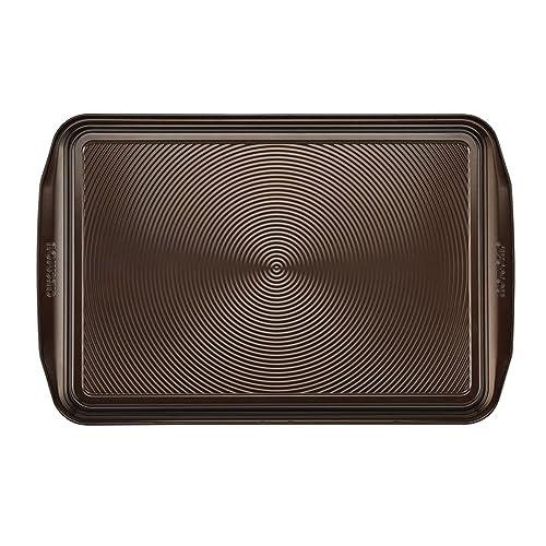Circulon Nonstick Bakeware Set with Nonstick Bread Pan, Baking Pans, Baking Sheets, Cookie Sheets, Cake Pan and Muffin Pan / Cupcake Pan - 10 Piece, Chocolate Brown - CookCave