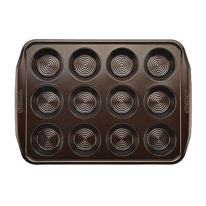 Circulon Nonstick Bakeware Set with Nonstick Bread Pan, Baking Pans, Baking Sheets, Cookie Sheets, Cake Pan and Muffin Pan / Cupcake Pan - 10 Piece, Chocolate Brown - CookCave