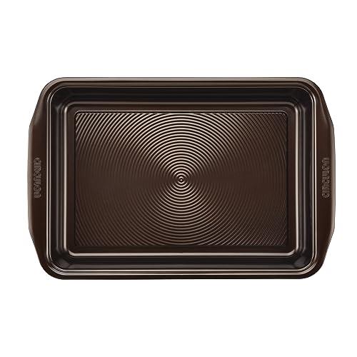 Circulon Nonstick Bakeware Set with Nonstick Bread Pan, Baking Pans, Baking Sheets, Cookie Sheets, Cake Pan and Muffin Pan / Cupcake Pan - 10 Piece, Chocolate Brown - CookCave