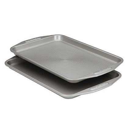 Circulon Total Bakeware Set Nonstick Cookie Baking Sheets, 2 Piece, Gray - CookCave