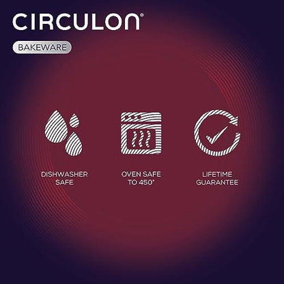 Circulon Total Bakeware Set Nonstick Cookie Baking Sheets, 2 Piece, Gray - CookCave