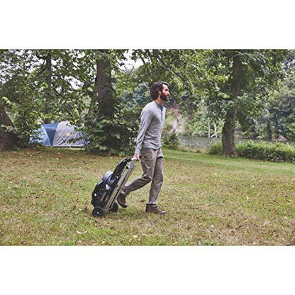 Coleman RoadTrip 225 Portable Stand-Up Propane Grill, Gas Grill with Push-Button Starter, Folding Legs & Wheels, Side Table, & 11,000 BTUs of Power for Camping, Tailgating, Grilling & More - CookCave