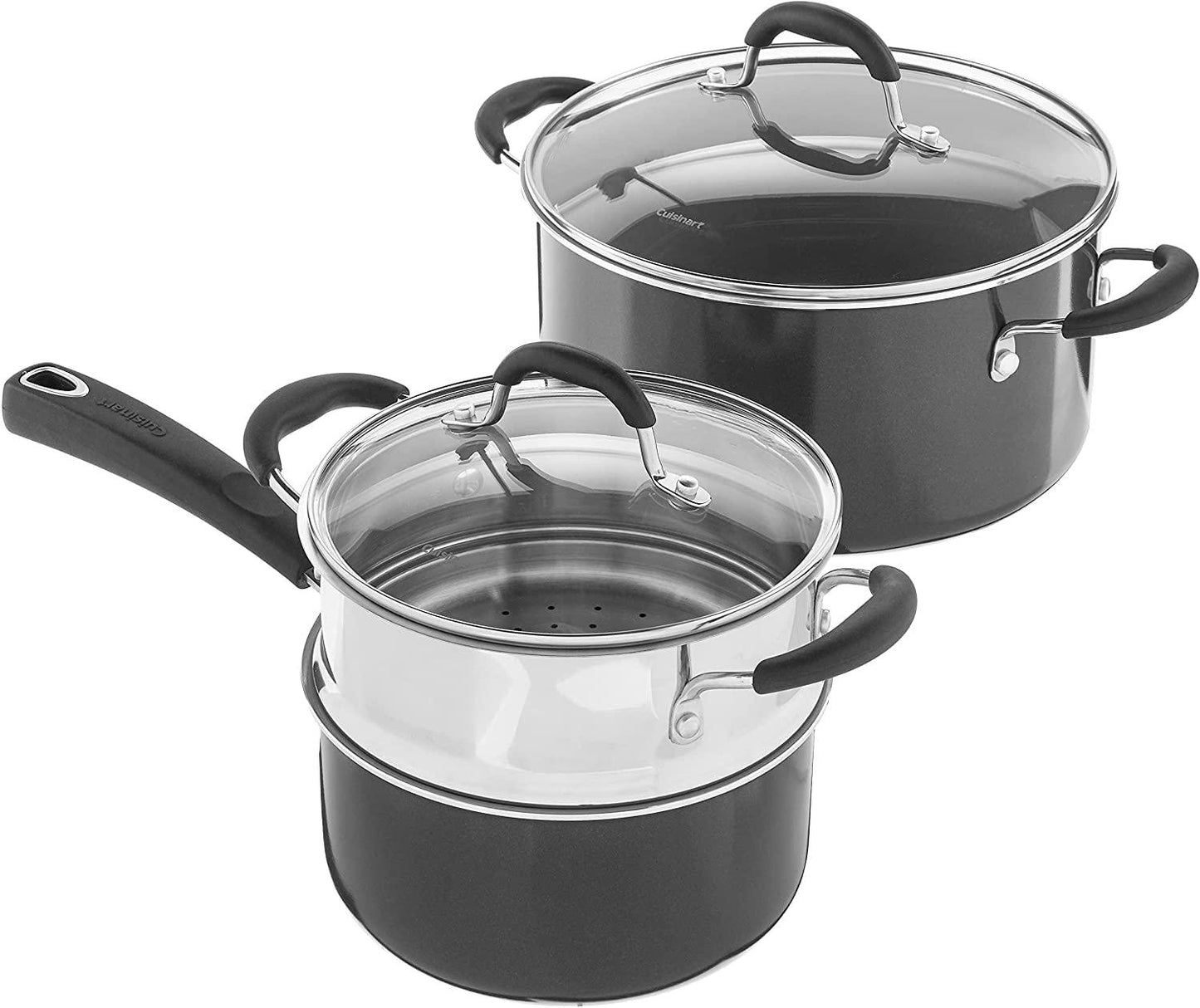 Cuisinart 11-Piece Nonstick Cookware Set, Ceramica XT, Black, 733-30H - CookCave