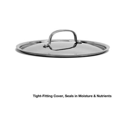 Cuisinart 744-24 Chef's Classic Stainless Stockpot with Cover, 6-Quart,Silver - CookCave