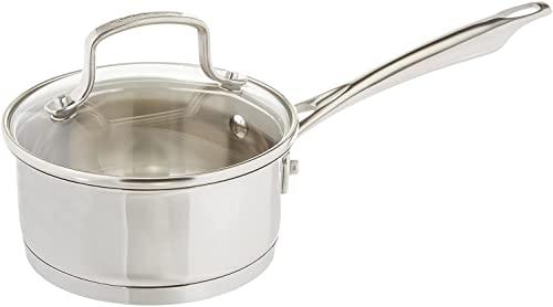 Cuisinart 8919-14 Professional Series 1-Quart Saucepan with Cover, Stainless Steel, Mirror Finish - CookCave