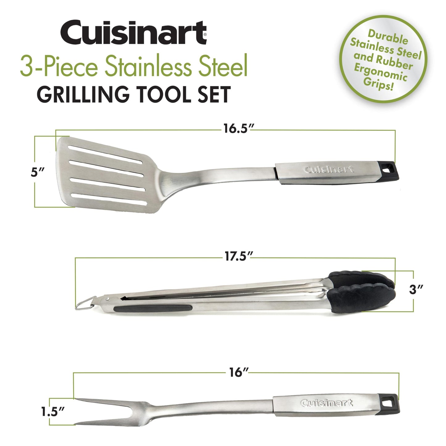 Cuisinart CGS-5020 BBQ Tool Aluminum Carrying Case, Deluxe Grill Set, 20-Piece - CookCave