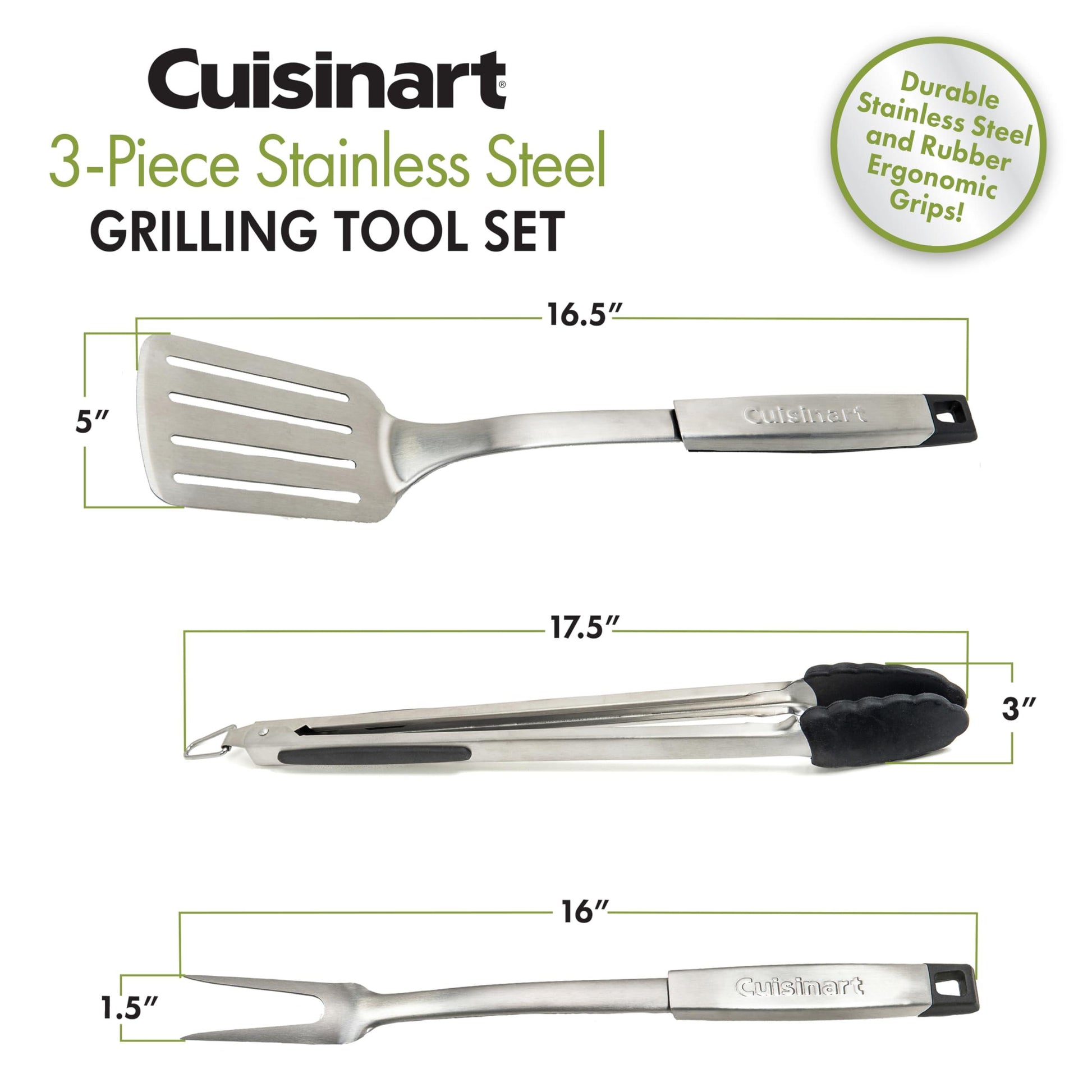 Cuisinart CGS-5020 BBQ Tool Aluminum Carrying Case, Deluxe Grill Set, 20-Piece - CookCave
