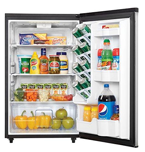 Danby DAR044A6BSLDBO 4.4 Cu.Ft. Outdoor Mini Fridge, IPX4-Rated Stainless Steel Look All Refrigerator for Patio, Cabana, Pool Bar, E-Star Rated, Spotless Steel - CookCave