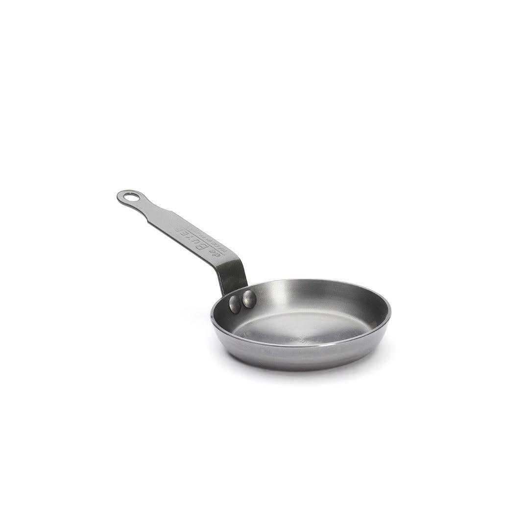 de Buyer MINERAL B Carbon Steel Egg & Pancake Pan - Naturally Nonstick - Made in France - CookCave