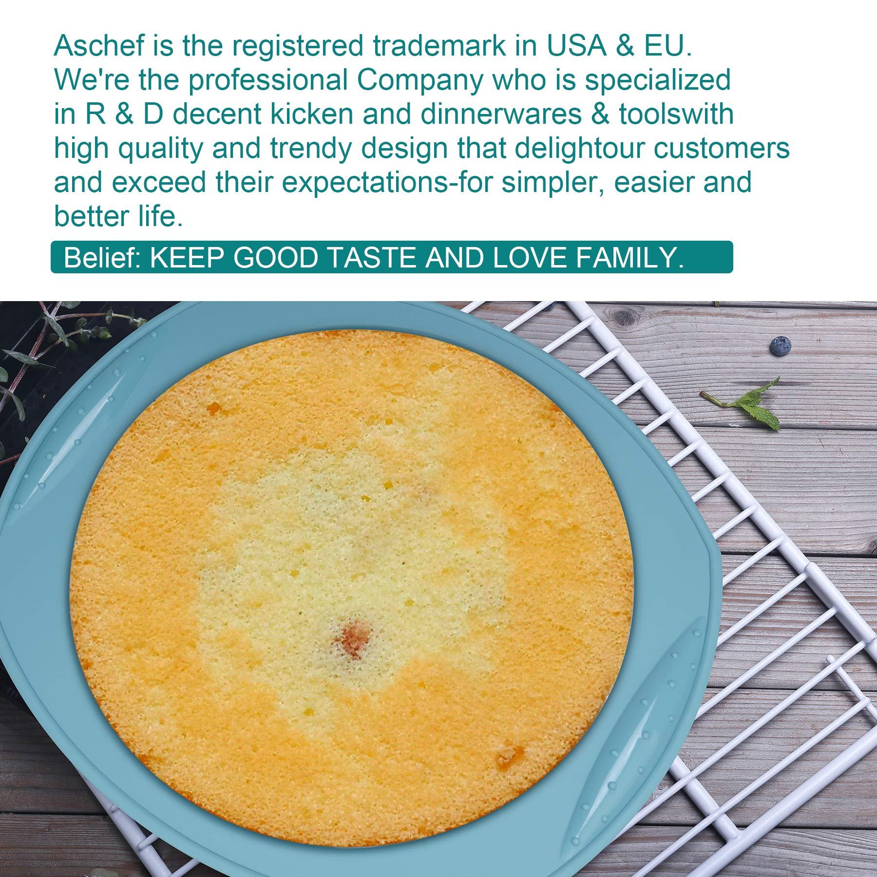 Economical 7in1 Nonstick Silicone Baking Cake Pan Cookie Sheet Molds Tray Set for Oven, BPA Free Heat Resistant Bakeware Suppliers Tools Kit for Muffin Loaf Bread Pizza Cheesecake Cupcake Pie Utensil - CookCave