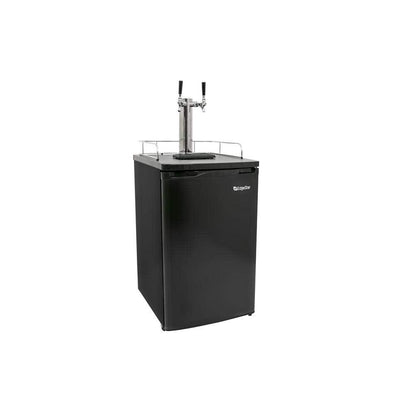 EdgeStar KC2000TWIN Full Size Dual Tap Kegerator & Draft Beer Dispenser - Black - CookCave