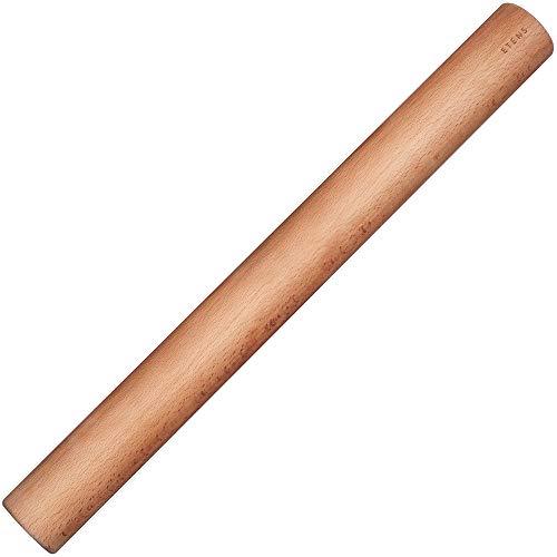 Etens Rolling Pin 18 Inch, Professional Dowel Wood Rolling Pins for Baking Pasta Pizza Pie and Cookie, Wooden Dough Roller Pin ¨C Baking Supplies Tools (Straight Style, Large 1.75 Inch Diameter) - CookCave