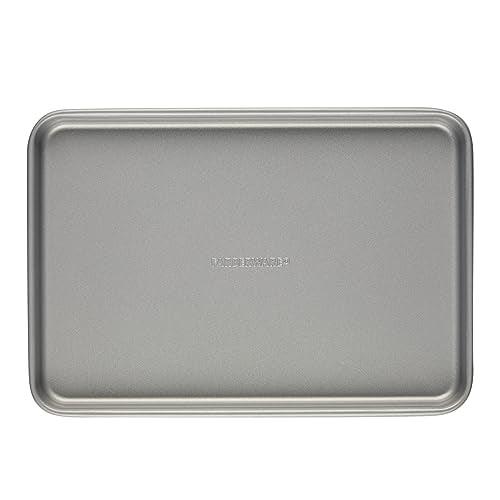 Farberware Bakeware Steel Nonstick Toaster Oven Pan Set, 4-Piece Baking Set, Gray - CookCave