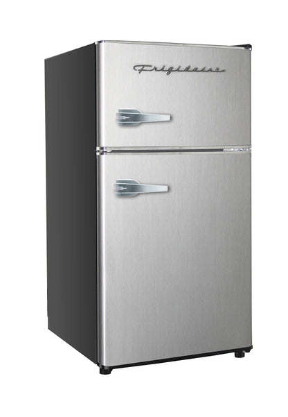 Frigidaire EFR341, 3.1 cu ft 2 Door Fridge and Freezer, Platinum Series, Stainless Steel, Double - CookCave