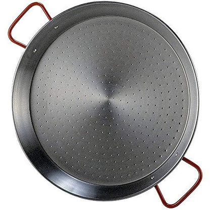 Garcima 11-inch Carbon Steel Paella Pan, 28cm - CookCave