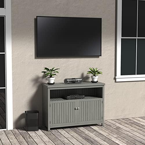 GDLF Outdoor Storage Cabinet Console Table Sideboard Buffet TV Stand, Furniture for Patio Entryway Deck - CookCave