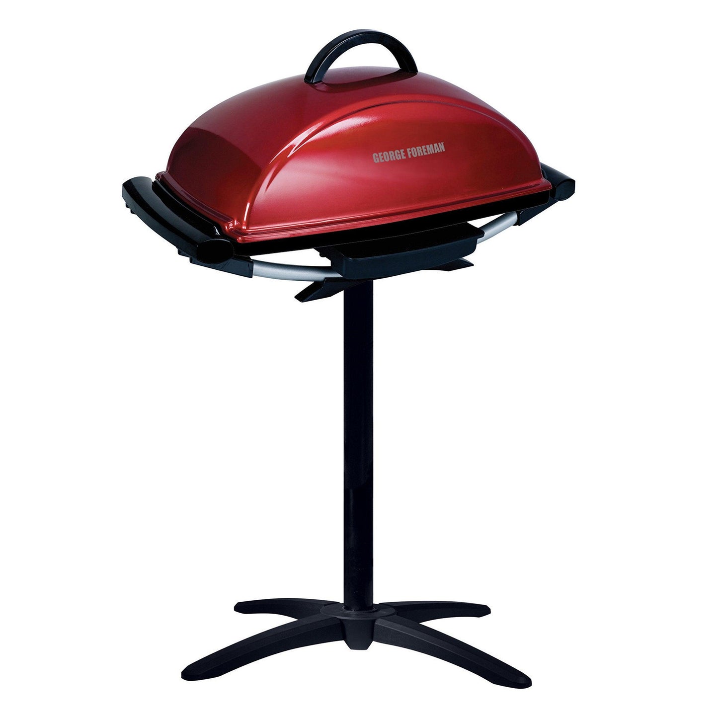 George Foreman 12-Serving Indoor/Outdoor Rectangular Electric Grill, Red, GFO201R - CookCave