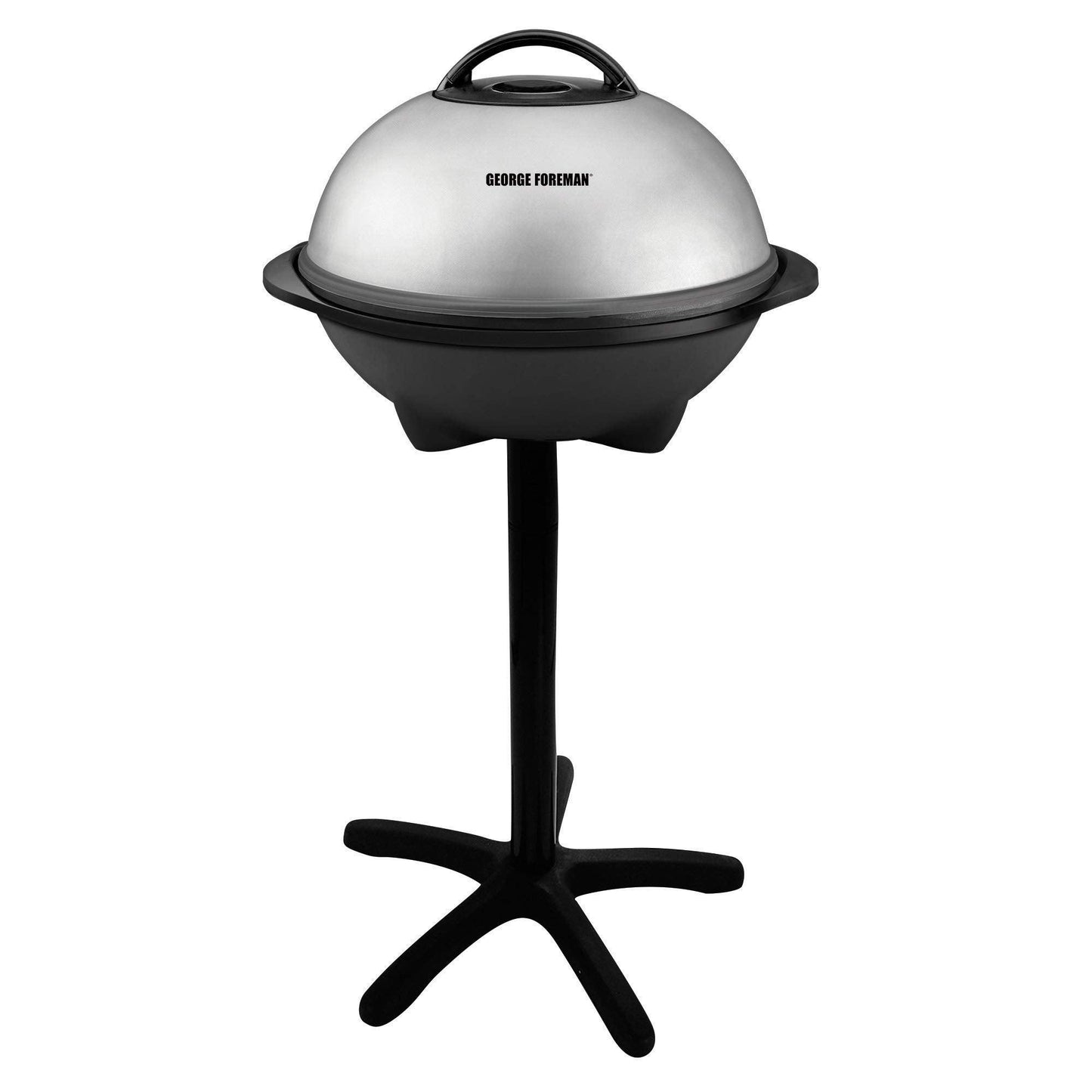 George Foreman, Silver, 12+ Servings Upto 15 Indoor/Outdoor Electric Grill, GGR50B, REGULAR - CookCave