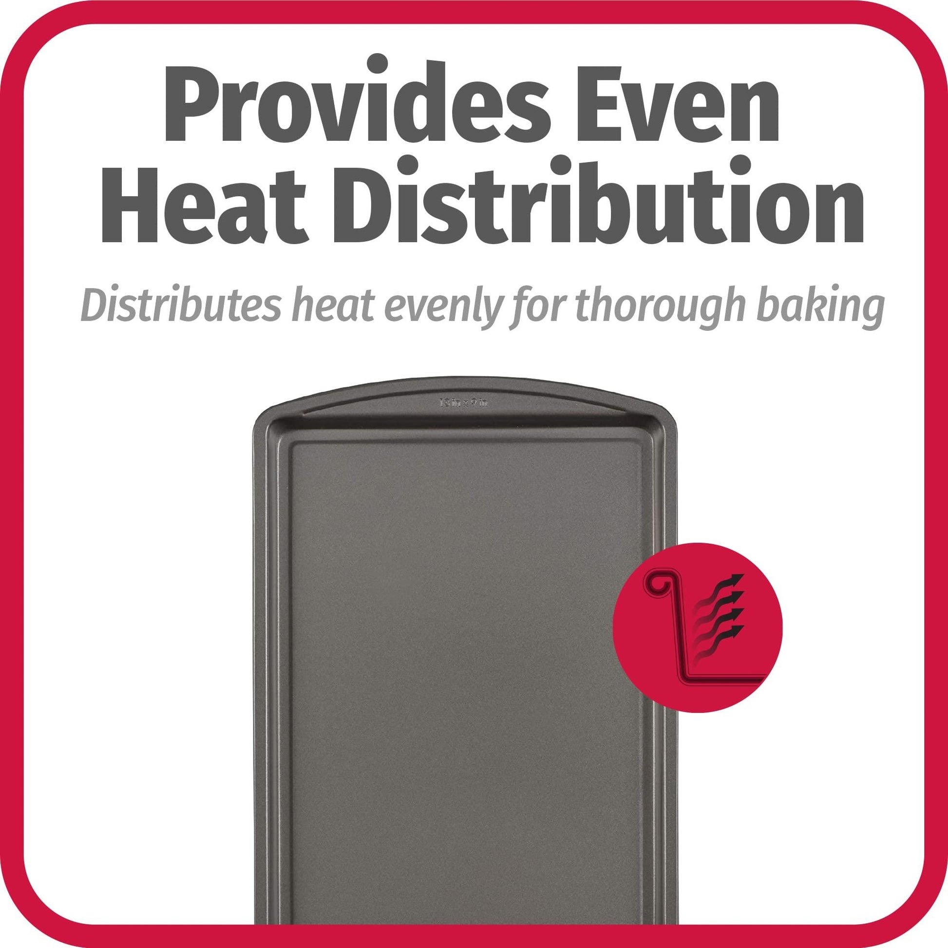 Goodcook 4020 Baking Sheet, 13 Inch x 9 Inch,Grey - CookCave