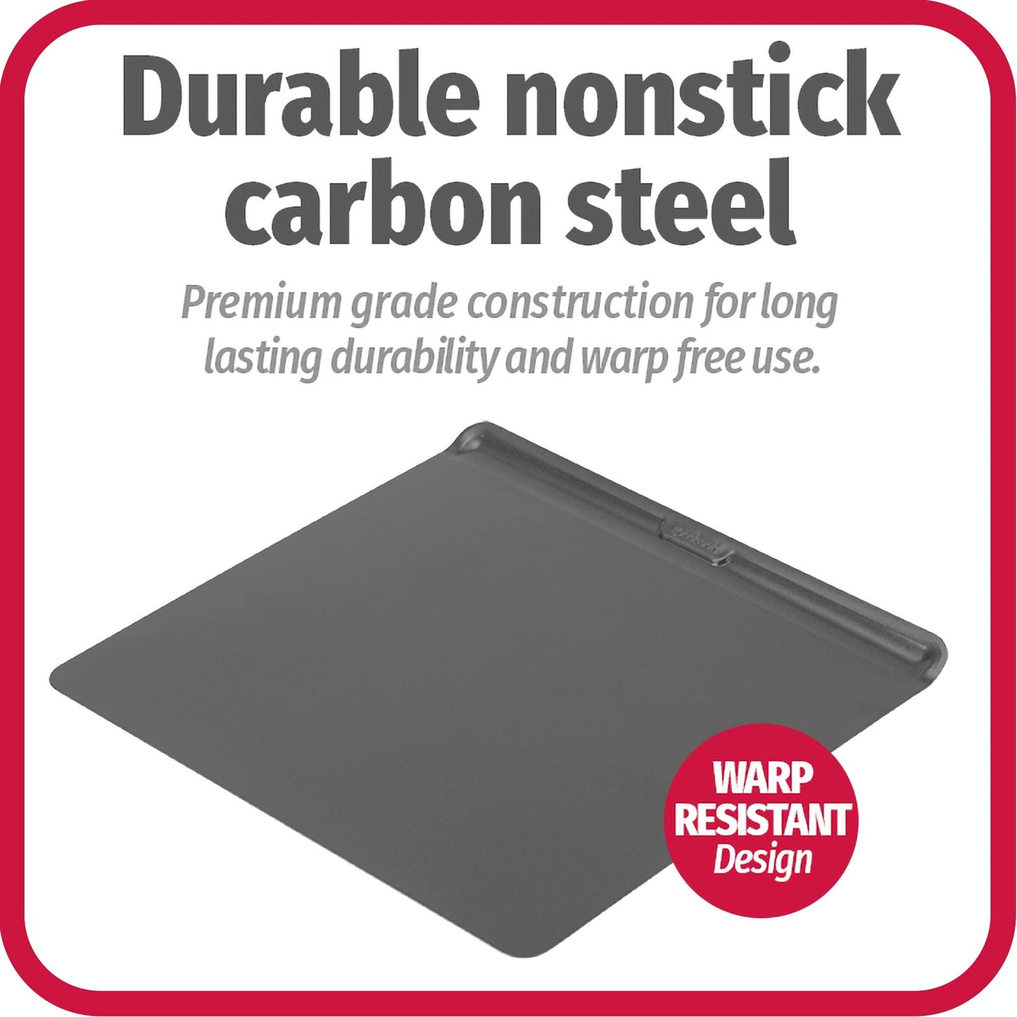 GoodCook AirPerfect Insulated Nonstick Carbon Steel Baking Cookie Sheet, Large - CookCave