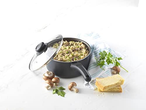 GoodCook Classic 3 Qt Sauce Pan Nonstick cookware, Medium,black - CookCave