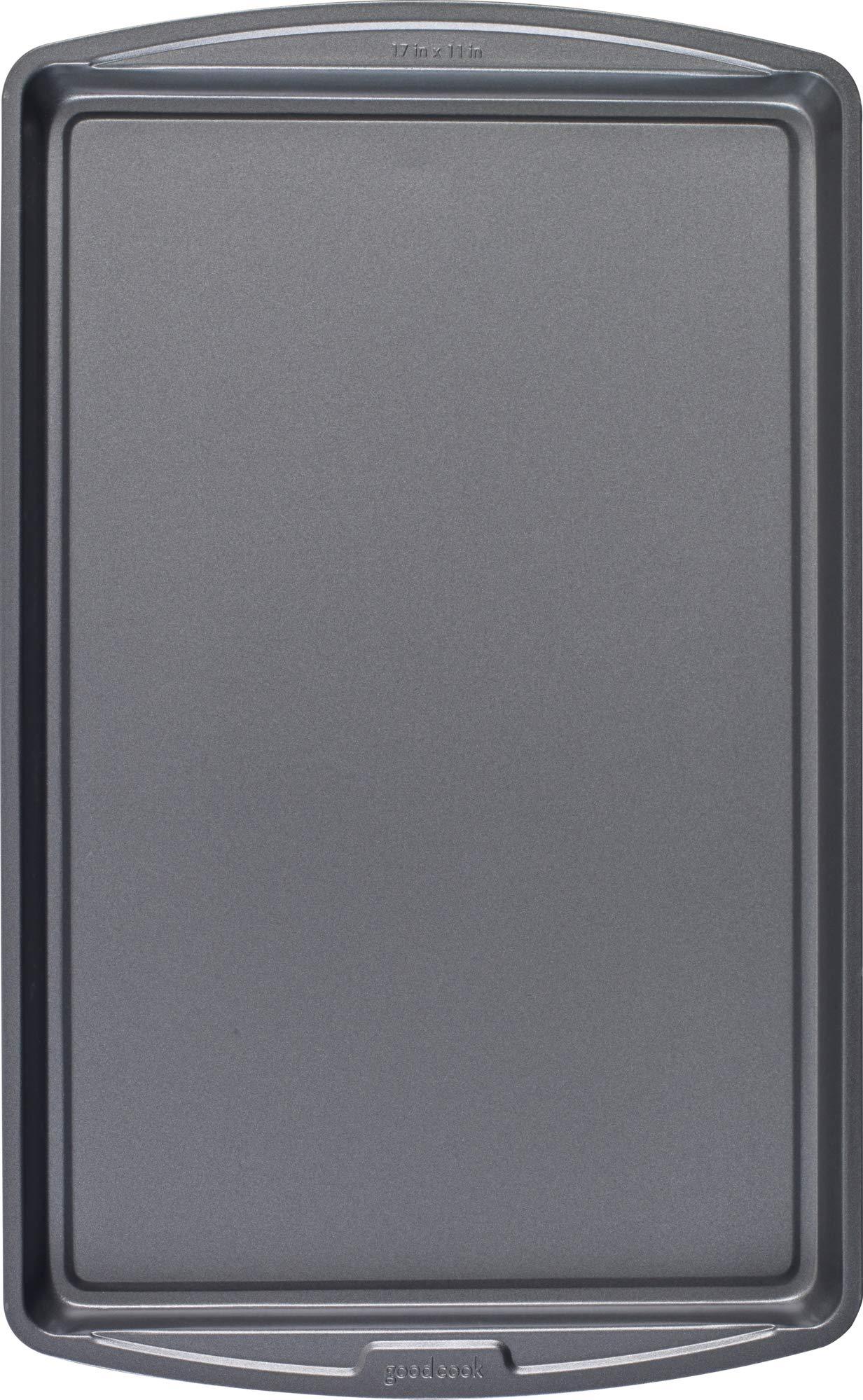 GoodCook Nonstick Steel Baking Sheet, 11" x 17", Gray - CookCave