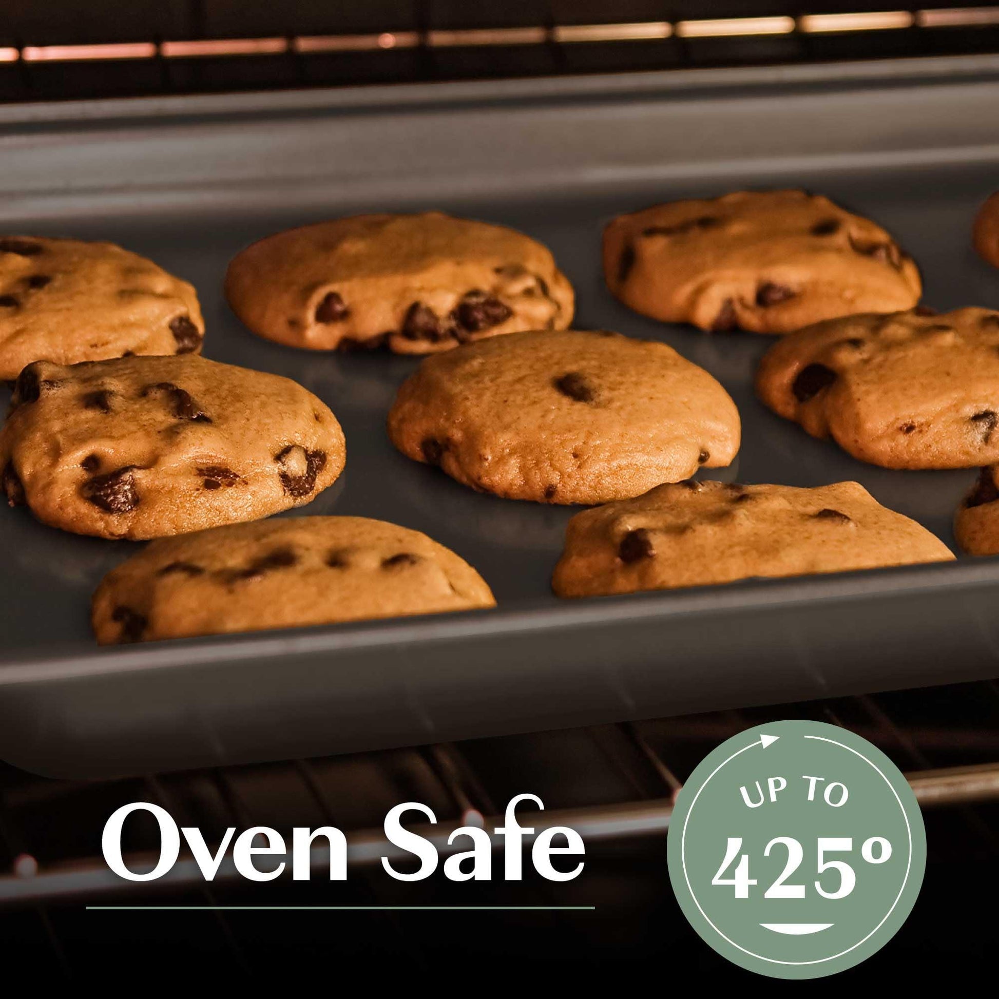 Goodful All-In-One Nonstick Bakeware Set, Stackable and Space Saving Design includes Round and Square Pans, Muffin Pans, Cookie Sheet and Roaster, Dishwasher Safe, 8-Piece, Graphite - CookCave