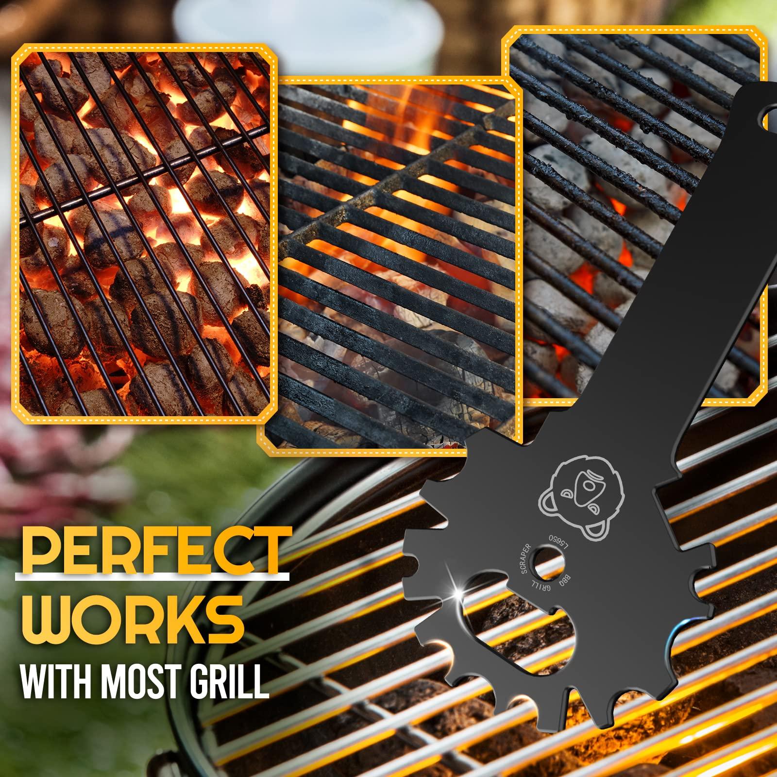 Grilling Gifts for Men BBQ Grill Scraper - Christmas Stocking Stuffers for Men Women Grill Accessories Cleaner Scraper Cool Stuff Gadgets for Teens Adults Husband Dad Birthday Gifts Kitchen Gadgets - CookCave