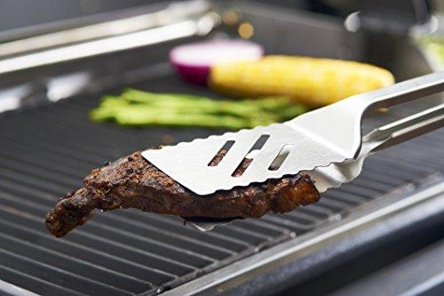 GrillPro 40240 16-Inch Stainless Steel Tong/Turner Combination, Silver - CookCave