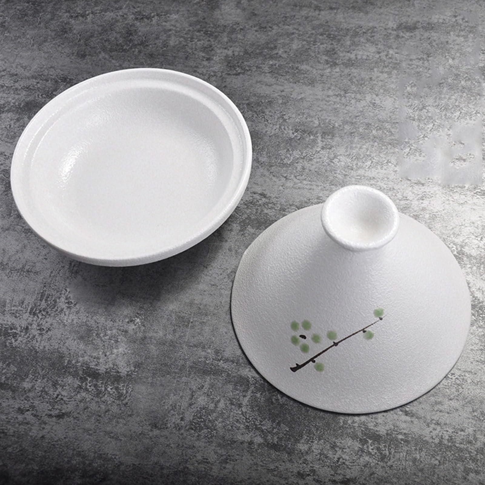 Hand Painted Ceramic Tagine Pot Handmade Moroccan Tagine Pot Non Stick Soup Pot Slow Cooker With Cone-Shaped Closed Lid For Casserole Dish,#2 - CookCave