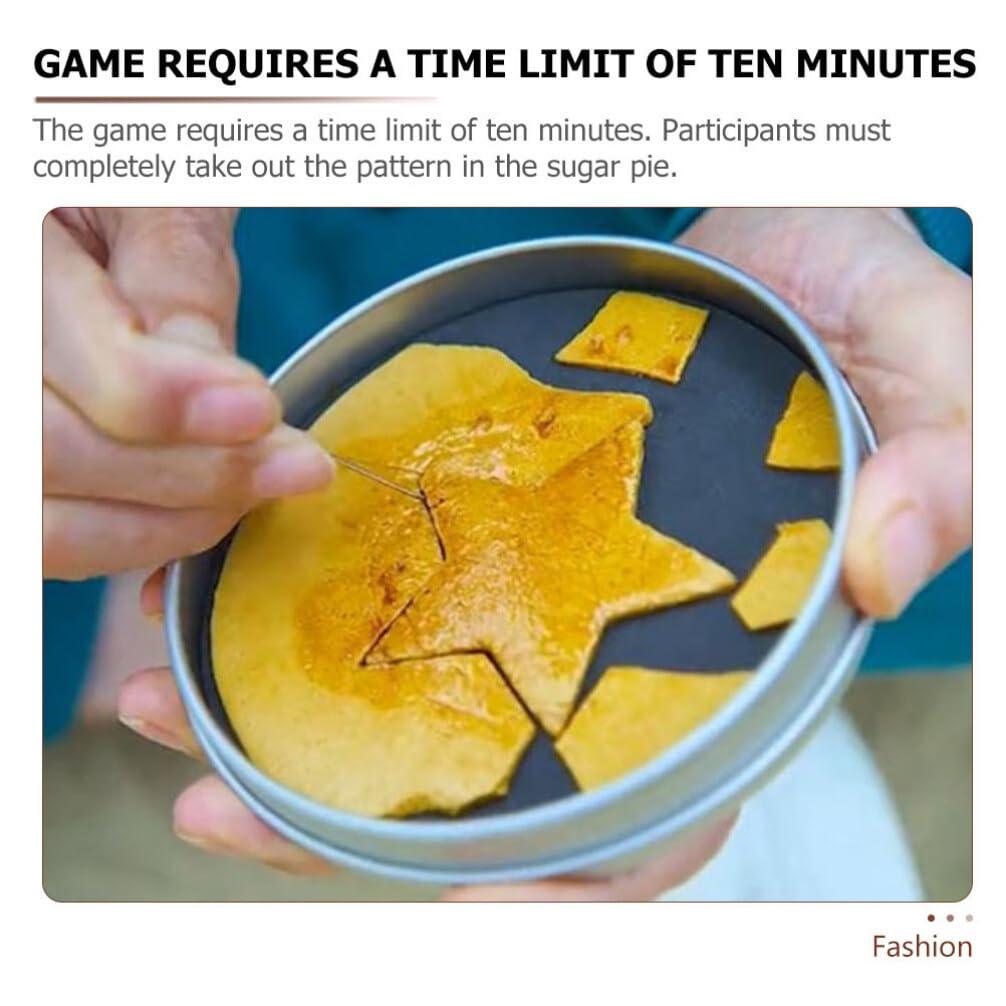 HOLIDYOYO 6pcs Korean Dalgona Kit Sugar Candy Making Tools Set Stainless Steel Cookie Cutter Baking Molds DIY Biscuit Tools Korean Game Biscuit Squid Candy Game Fondant Mold - CookCave