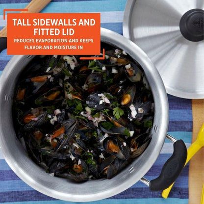 IMUSA 12Qt Aluminum Stock Pot - CookCave