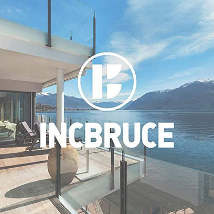 Incbruce Patio Dining Table, 60" x 37" Rectangle Metal Steel Slat Table, with 1.57" Umbrella Hole, for Backyards, Porches, Gardens or Poolside - CookCave