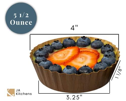 JA Kitchens Ridged Paper Coated Baking Cup - Sturdy for Baking and Serving (70) - CookCave