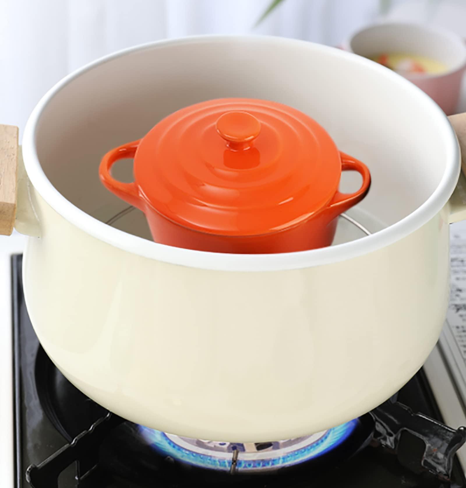 Jucoan 4 Pack Porcelain Ramekins with Lid, 8 oz Round Souffle Creme Brulee Dishes, Mini Casserole Dish for Baking, Oven Safe, 4 Colors - CookCave