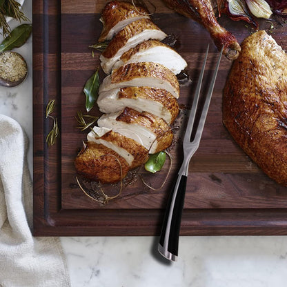 Kaycrown Stainless Steel Carving Fork For Meat Cook Forks Meat Fork BBQ Fork Barbecue Tools Carving Meat Fork Pasta Fork With Comfortable Handle - CookCave